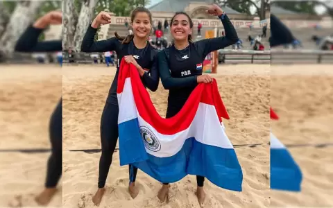 Paraguay tambi�n se asegura una medalla en v�ley de playa