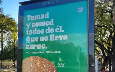 "Tomad y comed todos de �l": la campa�a de BK que caus� revuelo
