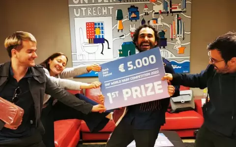 Juanjo Corbal�n Cuarteto gana el Festival Holand�s del Arpa