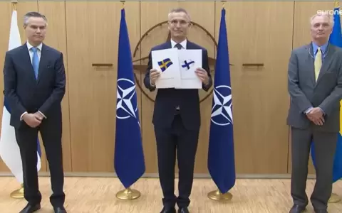 Suecia y Finlandia entregaron a la OTAN su solicitud formal de ingreso