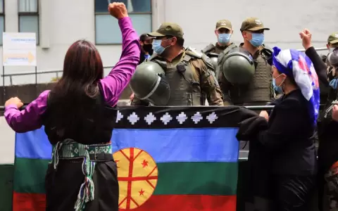 Boric da un giro pol�tico y militariza una zona de reclamo mapuche