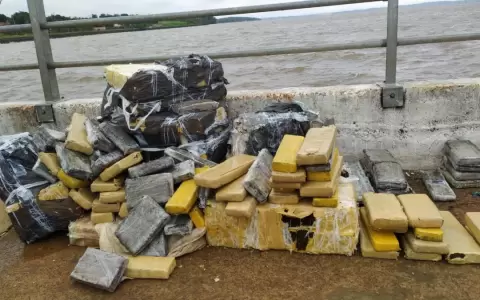 Encuentran m�s de 400 kilos de marihuana flotando en aguas del Paran�