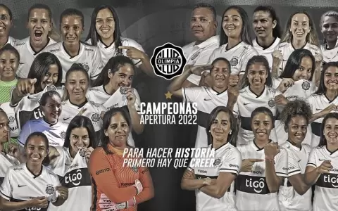 Olimpia golea a Ameliano y se consagra campe�n del futbol femenino