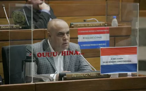 Kattya Gonz�lez hace proselitismo en la C�mara con miras al 2023, se�ala "Bachi"