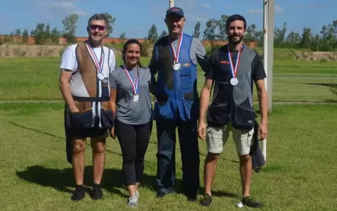 Paulo Reichardt, el ganador de la segunda fecha del Nacional de Tiro