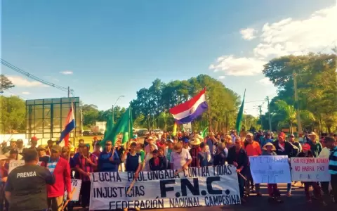 Campesinos se movilizar�n hoy y ma�ana en Asunci�n