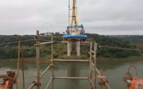 Obras: a solo 76 metros para unir el Puente de Integraci�n Paraguay-Brasil