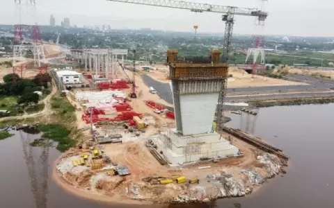 Puente H�roes del Chaco: inician trabajos sobre terrapl�n del lado de Asunci�n