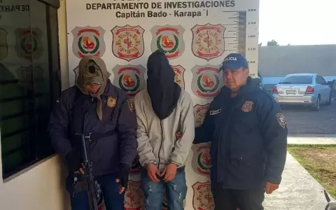 Detienen a supuesto sicario por el asesinato de un polic�a en Capit�n Bado