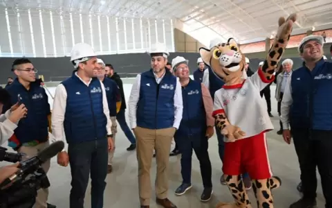 Mario Abdo Ben�tez visit� escenarios de ASU2022
