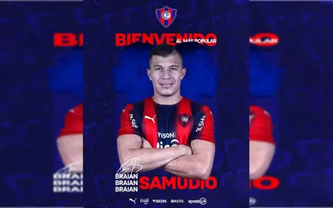Cerro Porte�o oficializa el fichaje de Braian Samudio