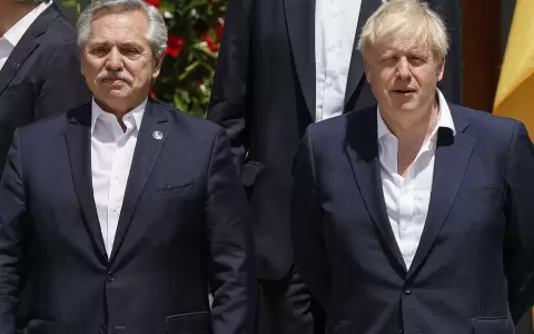 Boris Johnson hizo una ins�lita comparaci�n entre Malvinas y la guerra en Ucrania