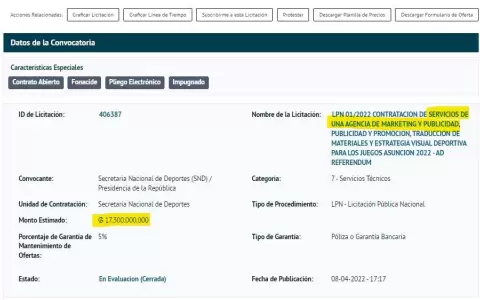 Comit� de Evaluaci�n de licitaciones Odesur bajo la lupa de DNCP