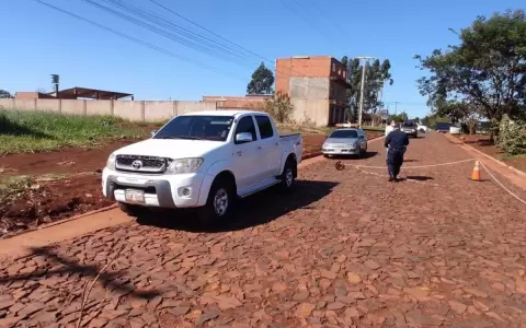 Hernandarias: hallan cad�ver en el interior de una camioneta