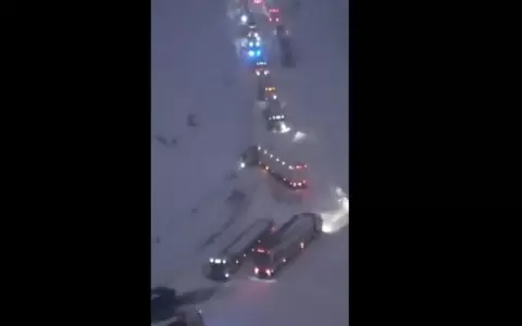 Conductores paraguayos varados en la nieve son rescatados