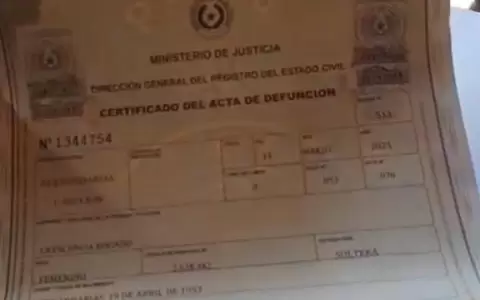 Matricidio en Paraguar�: Superintendencia de Salud se�ala que no puede intervenir en casos de certificados de defunci�n falsos
