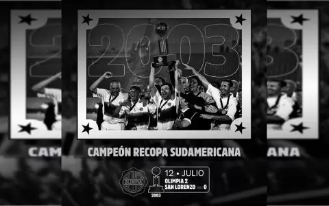 19 a�os de la �ltima conquista internacional de Olimpia