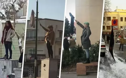 Las mujeres desaf�an al r�gimen teocr�tico de Ir�n: protestan contra el uso obligatorio del velo isl�mico