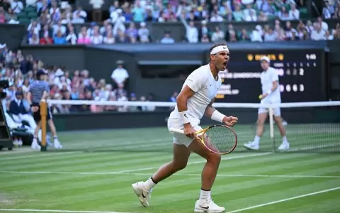 Nadal cierra un partido casi perfecto y se mete en cuartos