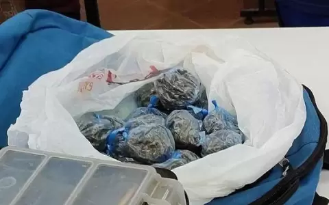 Descubren a alumno con varios paquetes de marihuana en el colegio