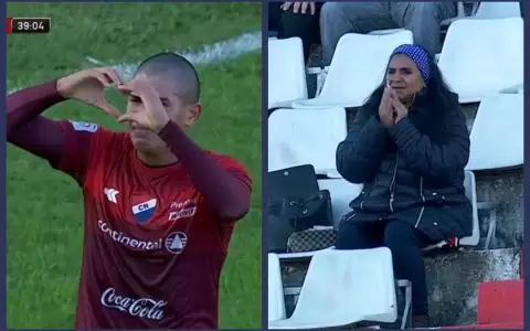 El emotivo festejo de Francisco Morel, la nueva joya del Tricolor