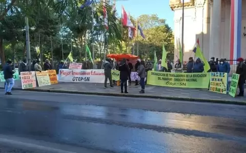 Manifestaci�n docente.