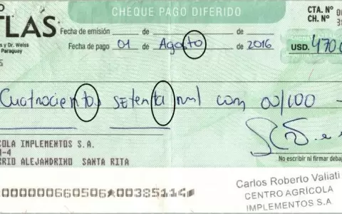 Supuesta estafa con cheques que superan el mill�n de d�lares