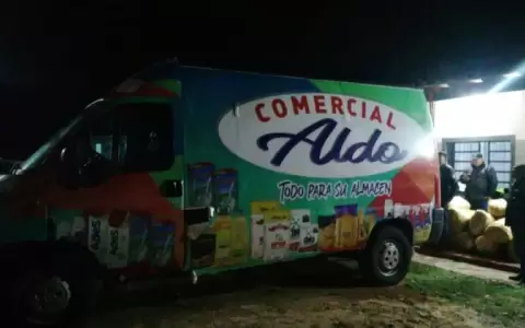 Infraganti: despensero trasladaba droga en su furgoneta