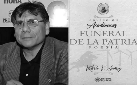 Victorio Su�rez presenta los poemas de "Funeral de la patria"