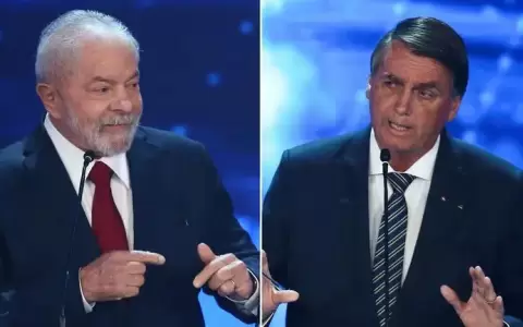 Jair Bolsonaro y Lula da Silva mantuvieron el primer cara a cara en el debate electoral