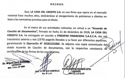 Caso de doble cobro de pagar� salpica a renombrada financiera