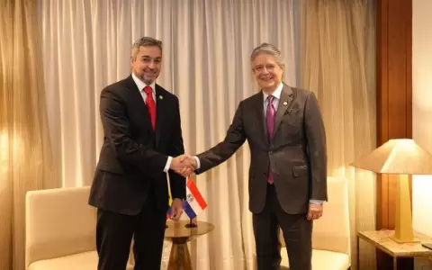 Abdo se reuni� con su par ecuatoriano, para impulsar relaciones