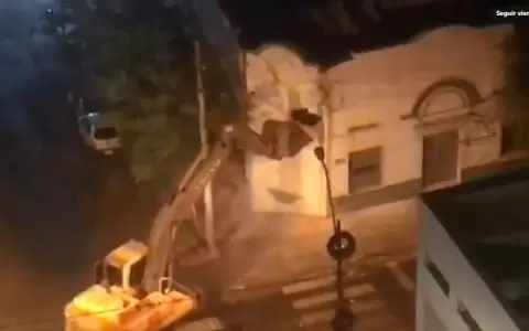 Paran demolici�n de edificio por falta de medidas de seguridad