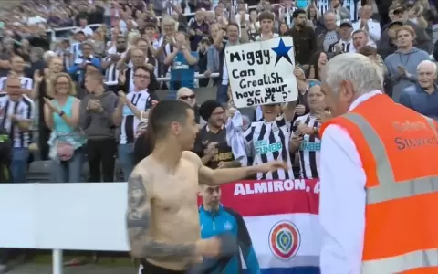 �Miggy, �Grealish puede tener tu camiseta?�