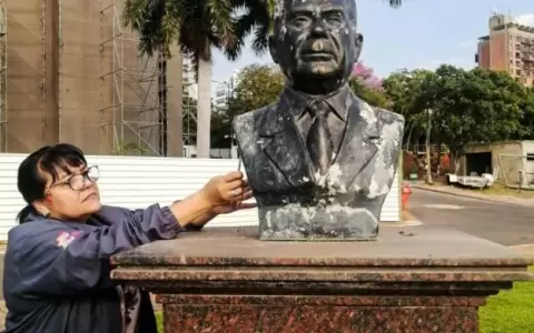 SNC: conservaci�n y restauraci�n de esculturas del Palacio de Gobierno