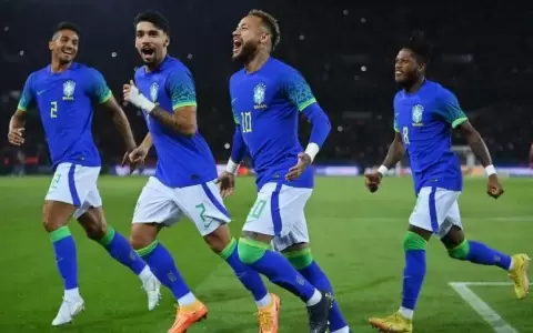 Brasil golea a T�nez en cierre de su gira europea