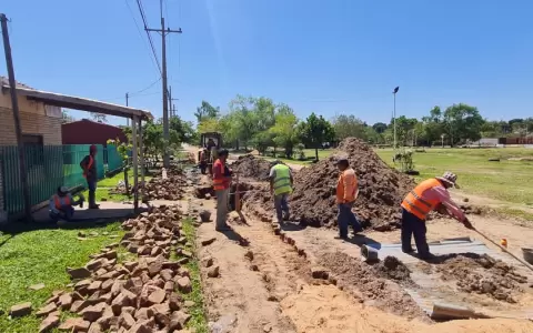MOPC avanza con trabajos de agua y saneamiento para Caacup� y Tobati