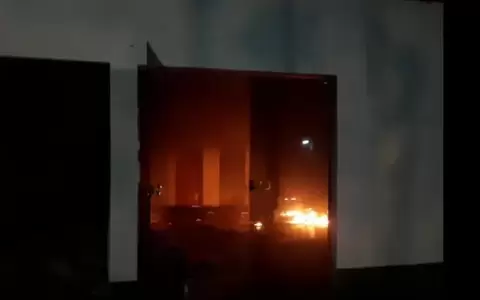 Grave incendio en Municipalidad de Carmelo Peralta, sospechan que fue provocado