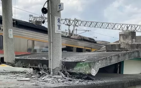 Impactantes im�genes del terremoto de 6.8 que sacudi� Taiw�n
