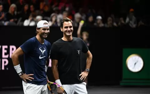 Federer jugar� su �ltimo torneo haciendo dupla con Nadal