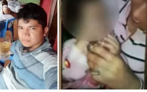 El "Jaka" recibe repudio tras aparentemente dar cerveza a una beb�
