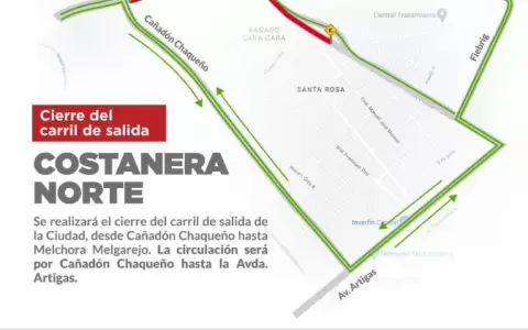 Bloquear�n el tr�nsito vehicular en zona de la Costanera Norte