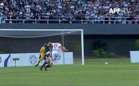 As� vio la Comisi�n de �rbitros el penal sancionado para Olimpia