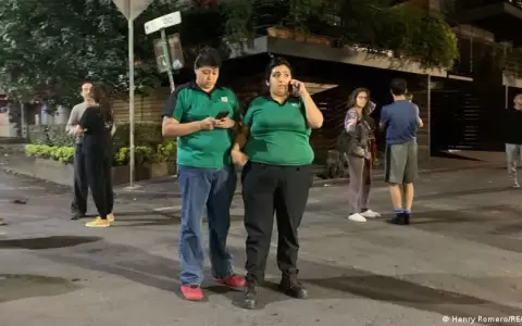 Dos personas mueren en nuevo sismo de magnitud 6,9 en M�xico