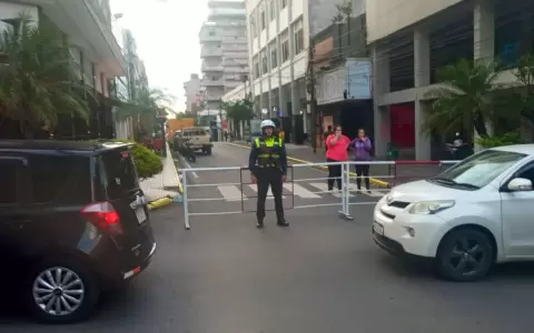 Bloquearon parte de calle Palma por evento de Senatur