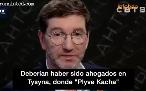 Un presentador de RT llam� en vivo a ahogar y quemar ni�os ucranianos