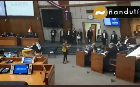 Nuevo cruce en Diputados entre "Bachi" y Celeste Amarilla, parlamentaria dej� la sesi�n