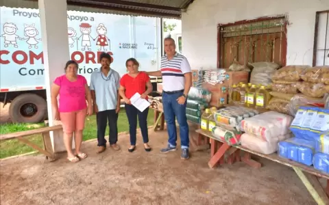 Entregan 6.000 kilos de alimentos a comedores de diferentes distritos de Alto Paran�
