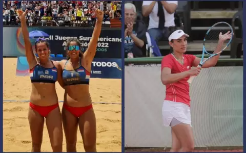 Paraguay suma dos platas m�s: una en v�ley de playa y otra en tenis