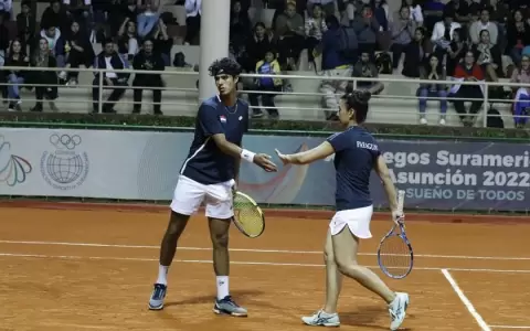 Asunci�n 2022: �Otra medalla asegurada para Paraguay en tenis!